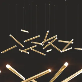 Dutti gold chandelier